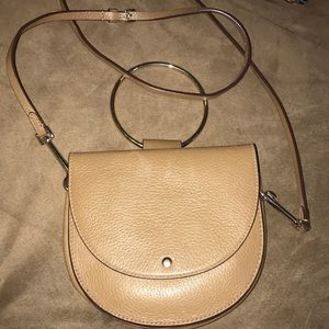 Theory 100% deerskin leather Whitney crossbody